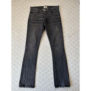 Men's Black Bootcut Jeans
